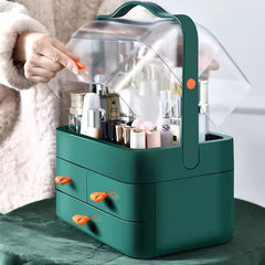 Acrylic Double Door Makeup & Cosmetic Organizer