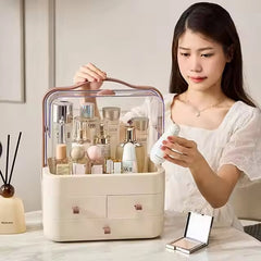 Acrylic Double Door Makeup & Cosmetic Organizer